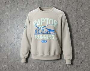 Jurassic World Raptor Running Club Graphic Sweatshirt